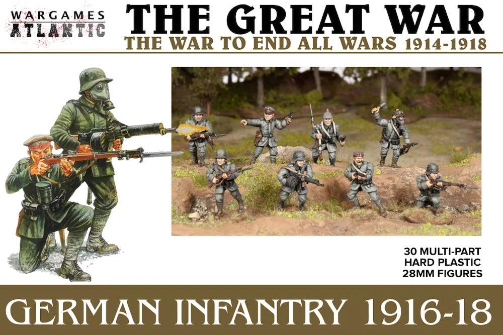 Wargames Atlantic: The Great War - German Infantry (1916-1918) - Gap Games