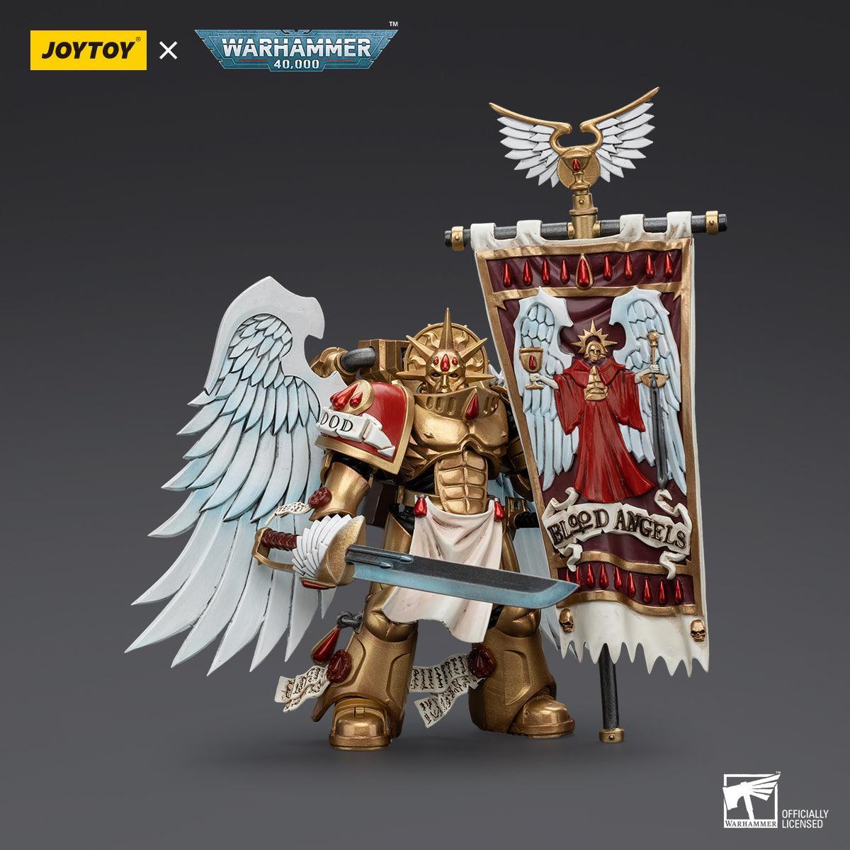 Warhammer Collectibles: 1/18 Scale Blood Angels Sanguinary Guard Sanguinary Ancient - Pre-Order - Gap Games