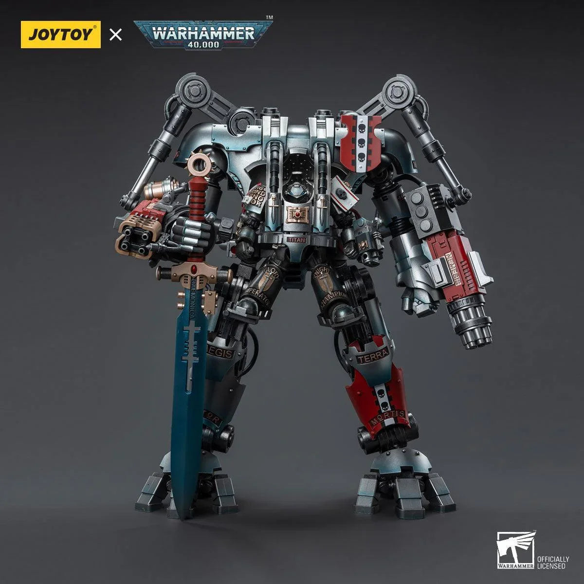 Warhammer Collectibles: 1/18 Scale Grey Knights Nemesis Dreadknight (Including action figures) - Pre-Order - Gap Games