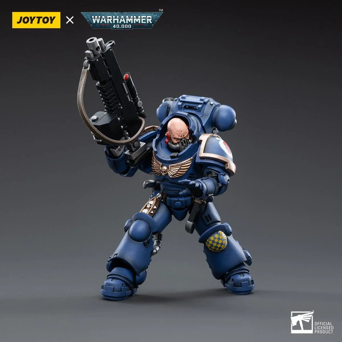 Warhammer Collectibles: 1/18 Scale Ultramarines Heavy Intercessor Sergeant Aetus Gardane - Gap Games