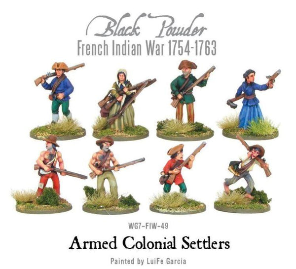 Warlord Games - Armed Colonial Settlers - Gap Games