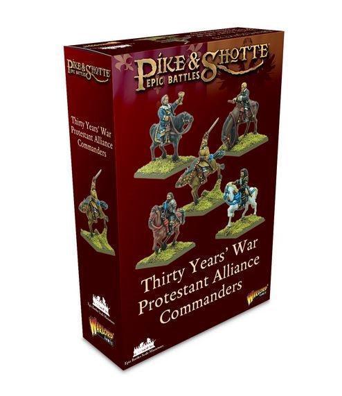 Warlord Games - Epic Battles: Pike & Shotte Thirty Years War Protestant Alliance Commanders - Gap Games