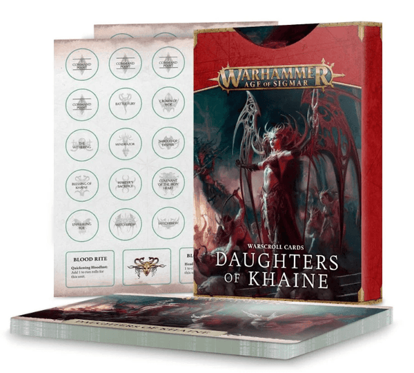 Warscroll Cards: Daughters of Khaine - Gap Games