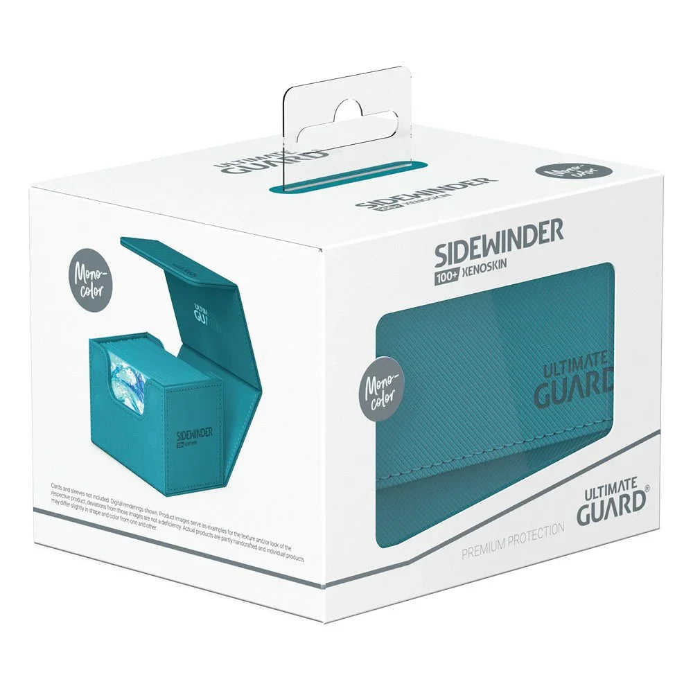 Ultimate Guard: Deck Box – XenoSkin Monocolor Sidewinder 100+ – Petrol