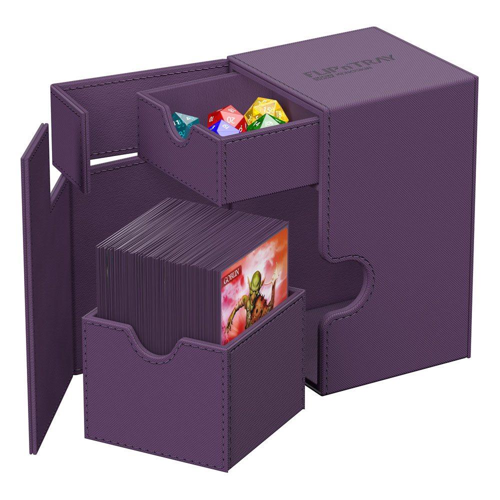 Ultimate Guard: Deck Box – XenoSkin Monocolor Flip'n'Tray 100+ – Purple