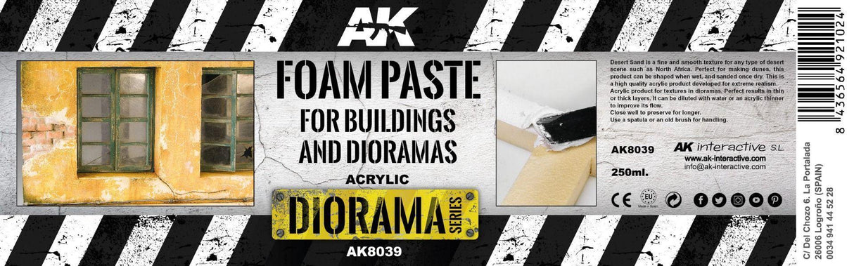 SALE AK Interactive Dioramas - Foam Texturizer & Sealer - Gap Games