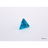 CHX 30063 Translucent Tropical Blue/white Polyhedral 7-Dice Set (with bonus die)
