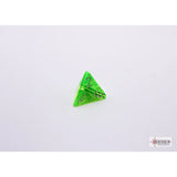 CHX 30062 Translucent Rad Green/white Polyhedral 7-Dice Set (with bonus die)