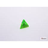 CHX 30062 Translucent Rad Green/white Polyhedral 7-Dice Set (with bonus die)