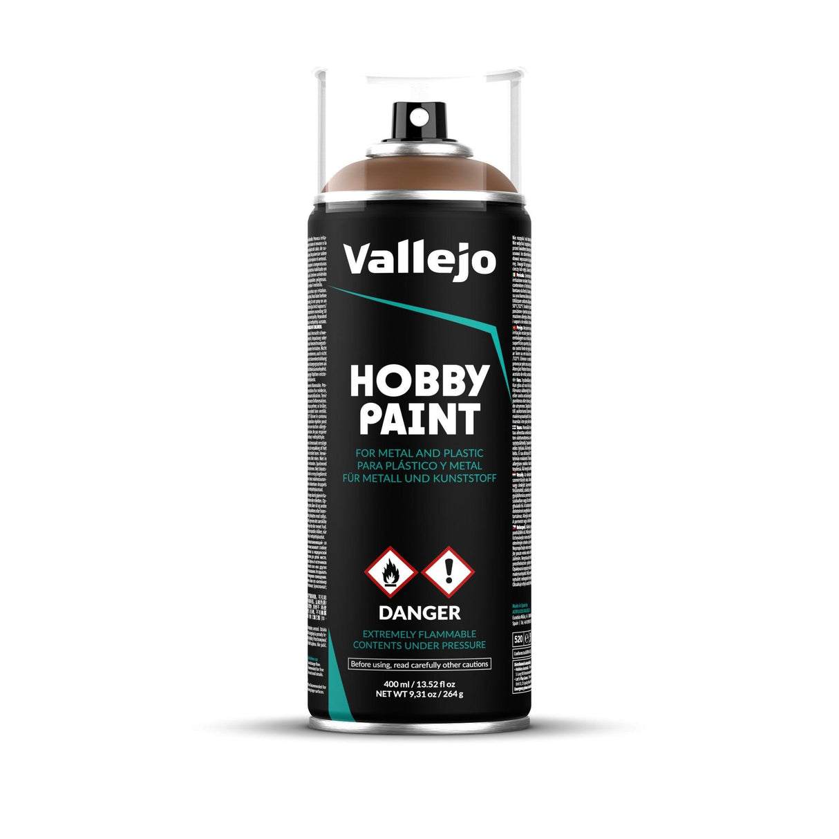 Vallejo 28019 Aerosol Beasty Brown 400ml Hobby Spray Paint
