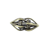 LPG Dice RPG Set Hollow Elliptic - Tarnished Gold