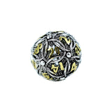 LPG Dice RPG Set Hollow Vines - Chrome and Gold