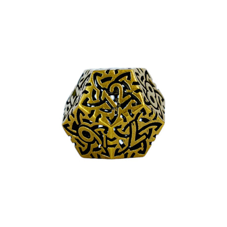 LPG Dice RPG Set Hollow Celtic - Ancient Bronze