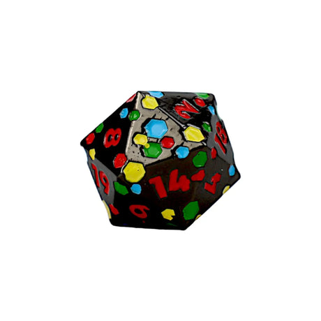 LPG Dice RPG Set Inscripted Hex Neon