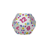 LPG Dice RPG Set Inscripted Hex Pastel White