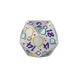 LPG Dice RPG Set Inscripted Bubbles Pastel White