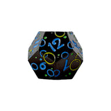 LPG Dice RPG Set Inscripted Bubbles Neon