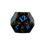 LPG Dice RPG Set Inscripted Dragon Rainbow