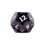 LPG Dice RPG Set Inscripted Dragon Purple