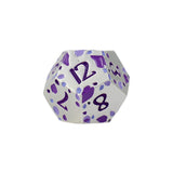 LPG Dice RPG Set Inscripted Sakura Purple
