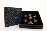LPG Dice RPG Set Concentric Red/Blue/Gold