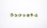 LPG Dice RPG Set Concentric Red/Green/Gold