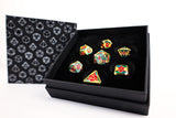 LPG Dice RPG Set Leadlight 4 Colour/Gold