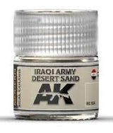 AK Interactive Real Colors - Acrylic Lacquer Paint 10ml bottle -IRAQI ARMY DESERT SAND