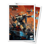 Ultra Pro: UP16557 T'au Empire Codex Aligned 105ct Apex Deck Protector sleeves for Warhammer 40k