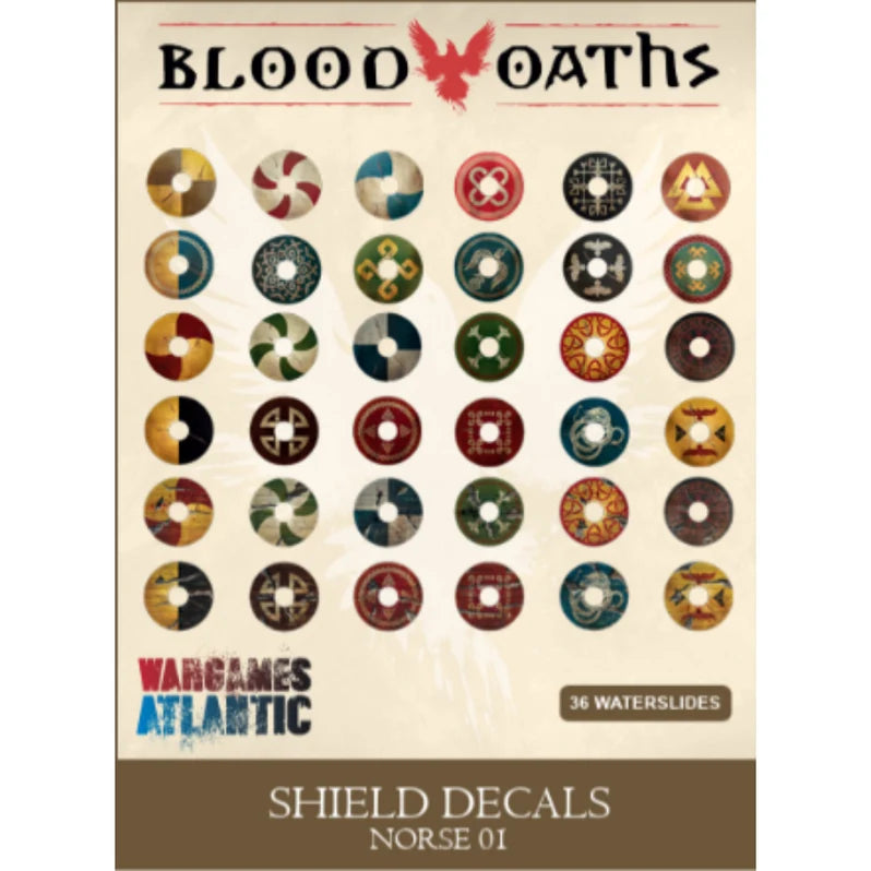 Wargames Atlantic: Decline & Fall Shield Decals: Norse 01