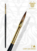 Kimera Brushes – Kolinsky Sable N2 Arrow Point Brush