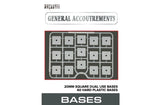 Wargames Atlantic: General Accoutrements - 20mm Dual Use Bases