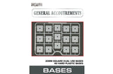Wargames Atlantic: General Accoutrements - 20mm Dual Use Bases