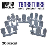 20x Gravestones Resin Set - Gap Games