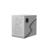 Dragon Shield: Deck Box – Double Shell – Ashen White/Black