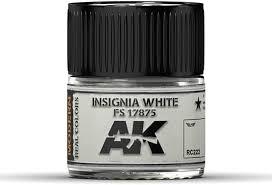 AK Interactive Real Colors - Acrylic Lacquer Paint 10ml bottle - INSIGNIA WHITE FS 17875
