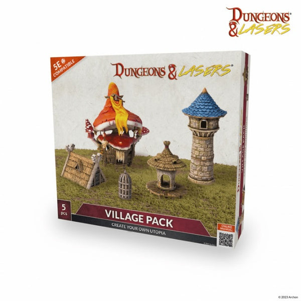 Dungeons & Lasers: Expansion Bits - Village Pack