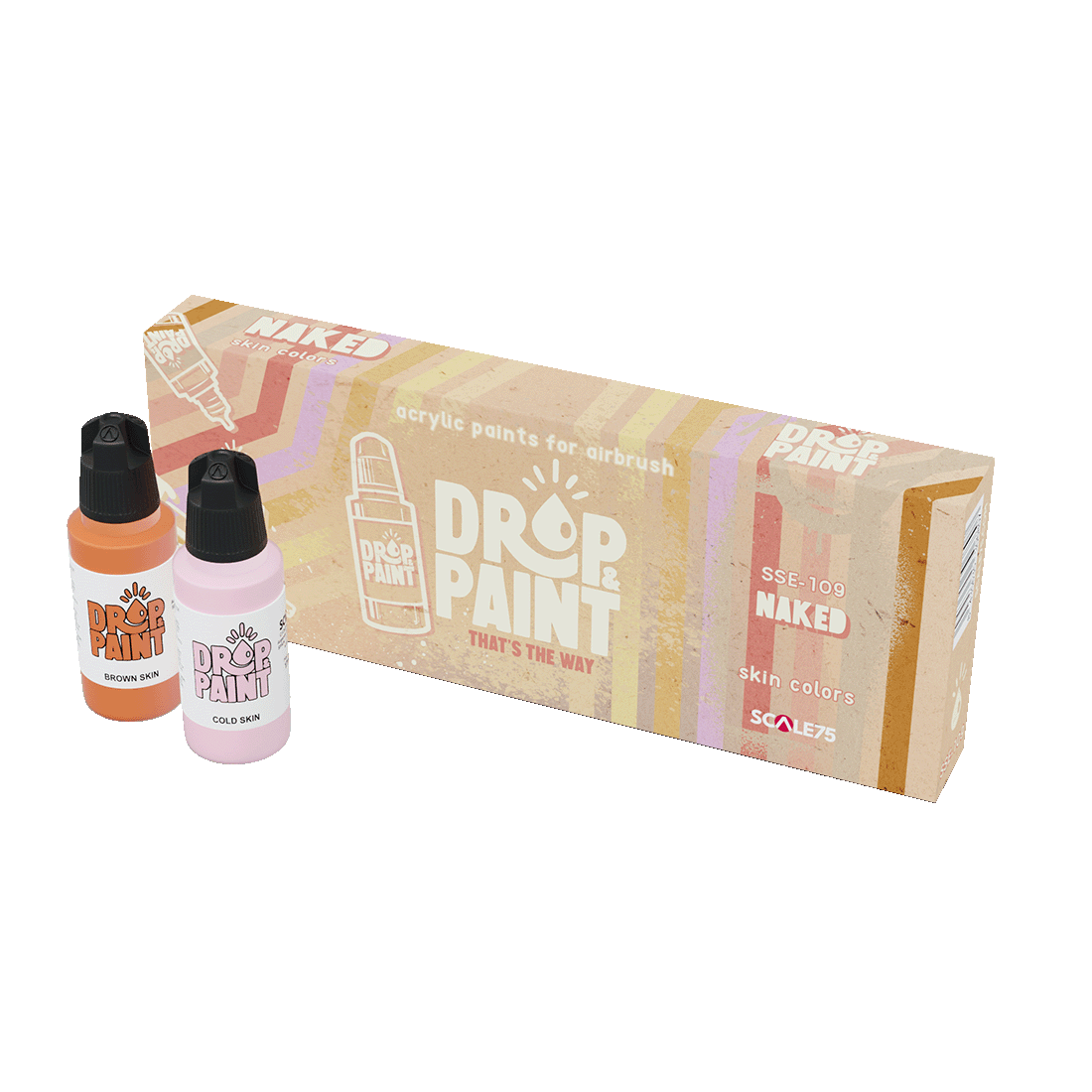 Scale 75 - Drop and Paints - Naked Paint Set