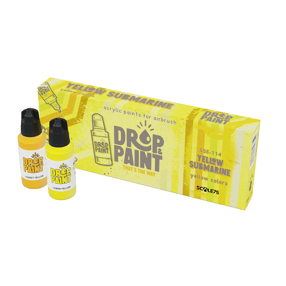 Scale 75 - Drop and Paints - Yellow Submarine Paint Set