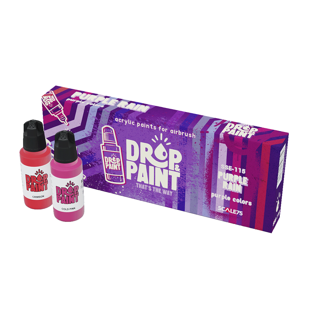 Scale 75 - Drop and Paints - Purple Rain Paint Set