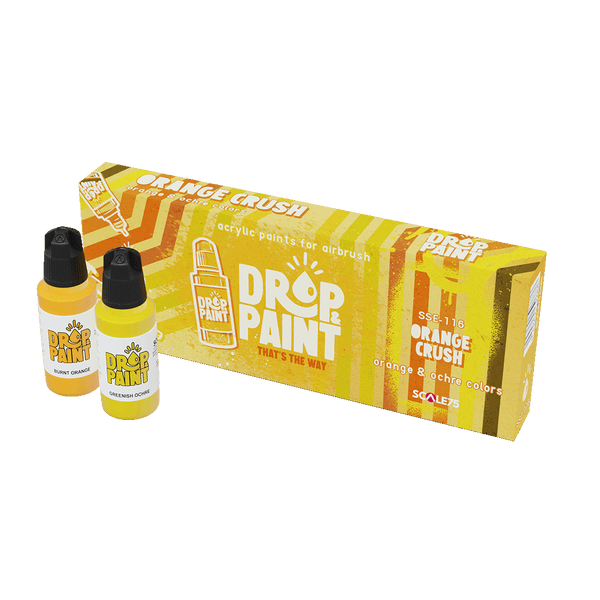 Scale 75 - Drop and Paints - Orange Crush Paint Set