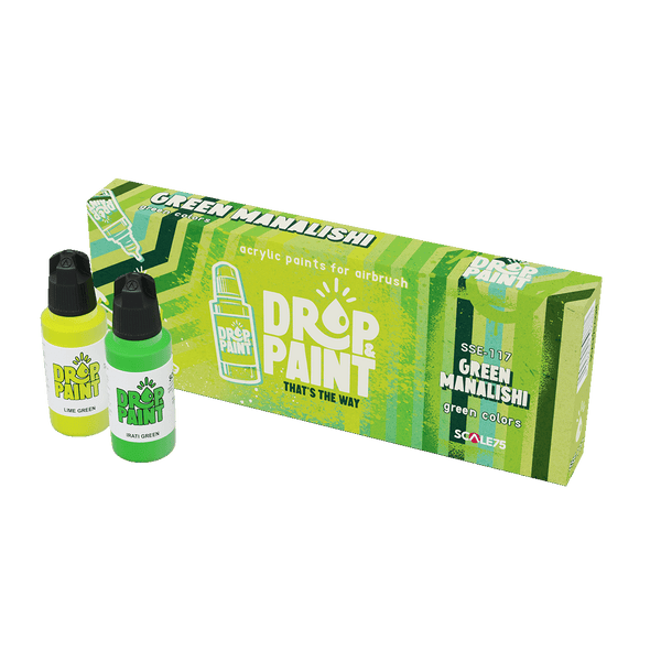 Scale 75 - Drop and Paints - Green Manalishi Paint Set