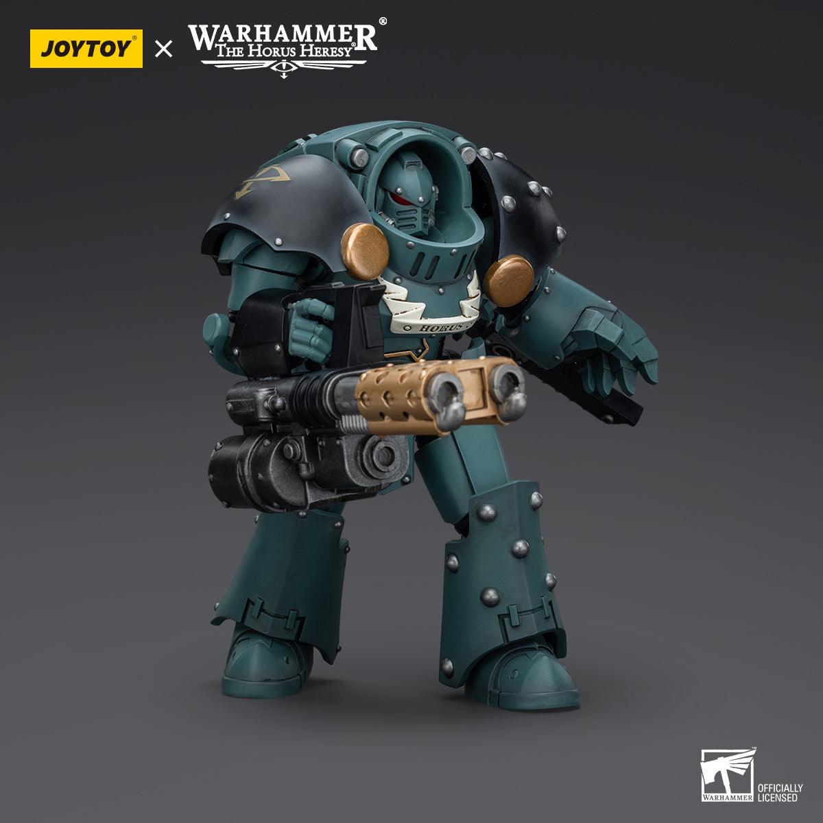 Warhammer Collectibles: 1/18 Scale Sons Of Horus Tartaros Terminator Squad Terminator & Heavy Flamer