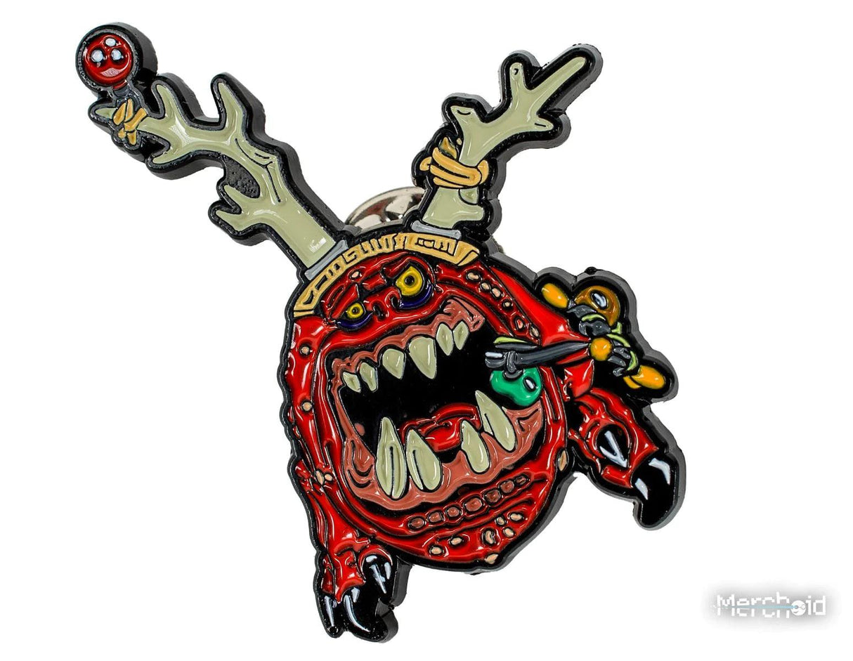 Warhammer 40000: Novelty Gobbo & Squig Bauble with Pin Badge