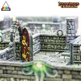 Dungeons & Lasers: PrismaCast Pre-Painted Terrain - Pathfinder Terrain: Abomination Vaults
