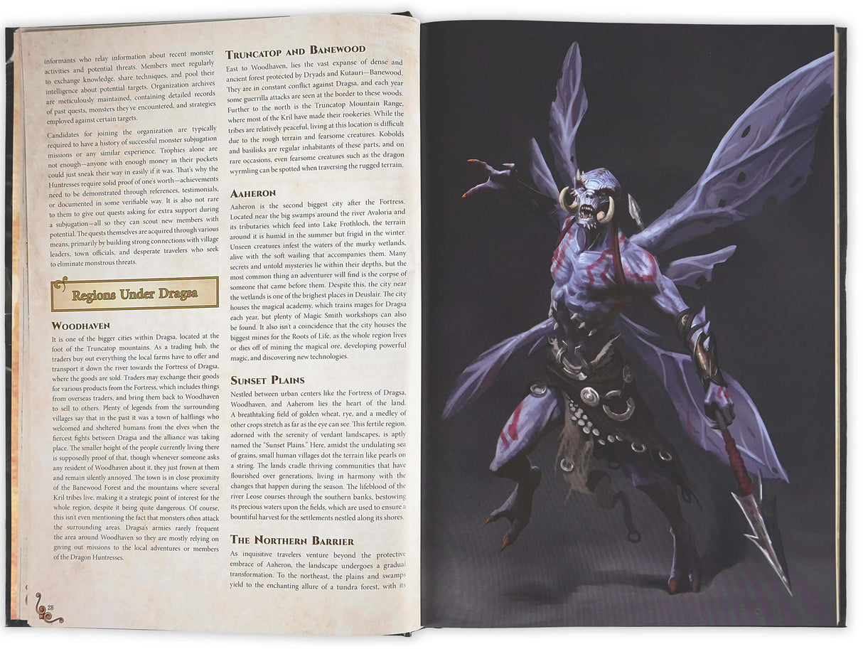Dungeons & Lasers: The World Of Deuslair: Rpg Campaign (Hardcover)
