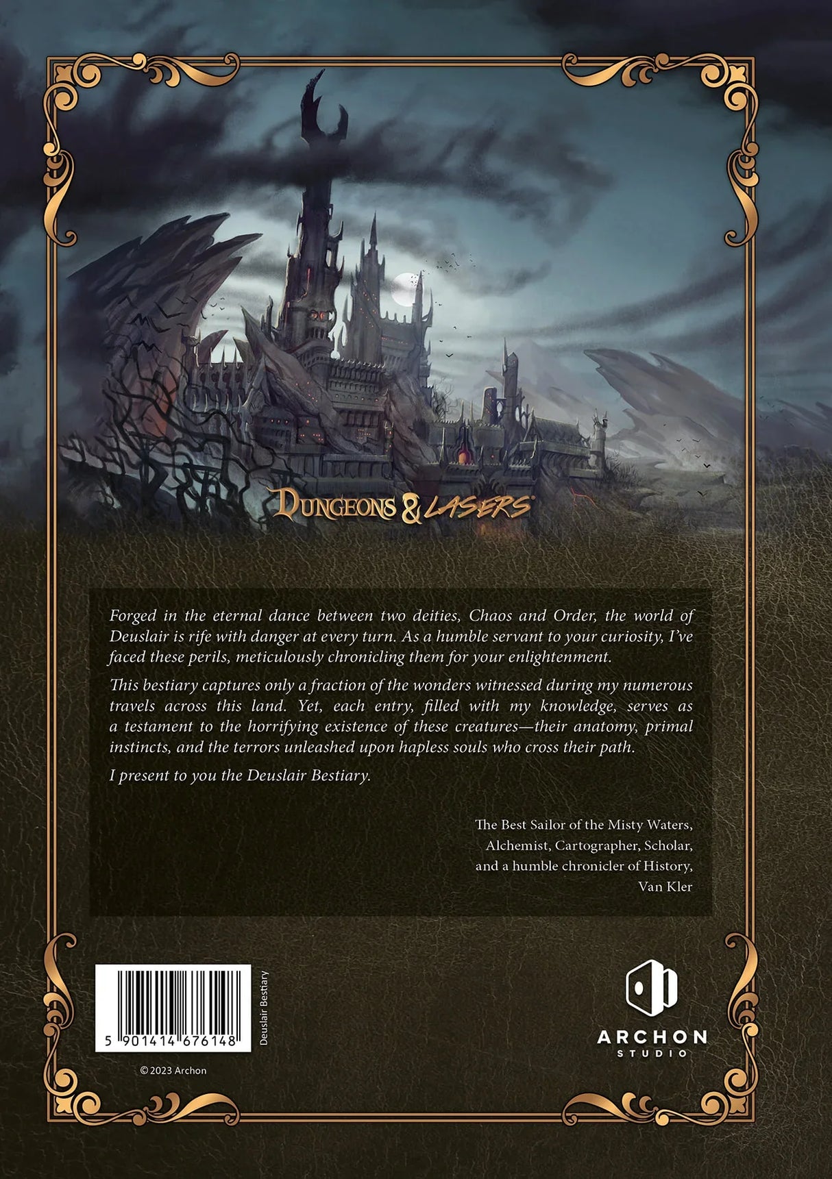 Dungeons & Lasers: The World Of Deuslair: Bestiary Book (Hardcover)