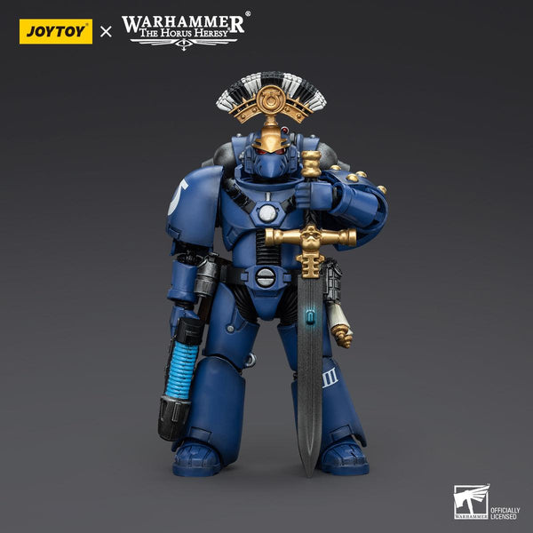 Warhammer Collectibles: 1/18 Scale Ultramarines MK VI Tactical Squad Sergeant with Plasma Pistol