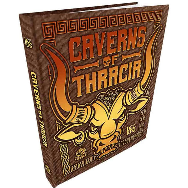 Dungeon Crawl Classics - Sourcebooks - The Caverns of Thracia (DCC RPG) Minotaur Hide Cover