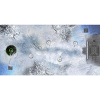 GamerMats: Outdoor Snow - XL Wargame Mat - 36" x 72 - Pre-Order